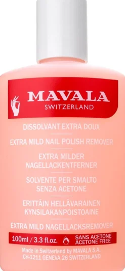 Mavala 100ml Nail Polish Remower Pink kynsilakanpoistoaine pinkki