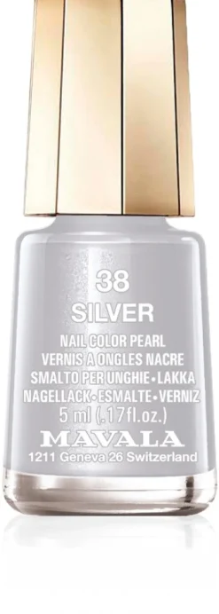 Mavala 5ml Nail Polish 38 Silver kynsilakka