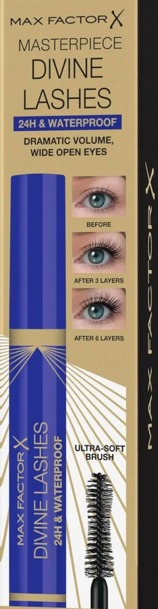 Max Factor Divine Lashes Mascara Black Waterproof 4 ml ripsiväri