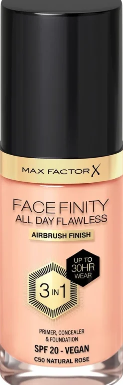 Max Factor Facefinity All Day Flawless Foundation 30 ml, 45 Warm Almond