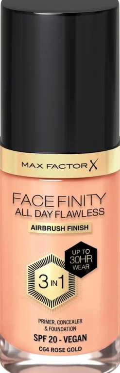 Max Factor Facefinity All Day Flawless Foundation 30 ml, 45 Warm Almond