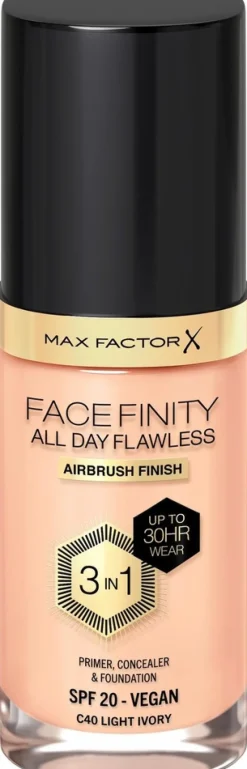Max Factor Facefinity All Day Flawless Foundation 30 ml, 45 Warm Almond