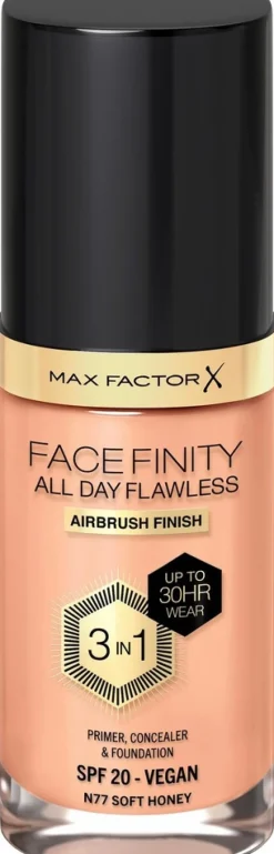 Max Factor Facefinity All Day Flawless Foundation 30 ml, 45 Warm Almond