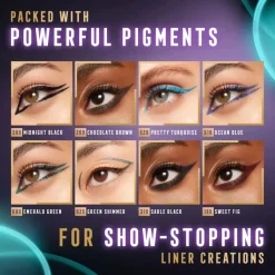 Max Factor Masterpiece WOW Liner 1,2 g 300 Midnight Black, silmänrajaus