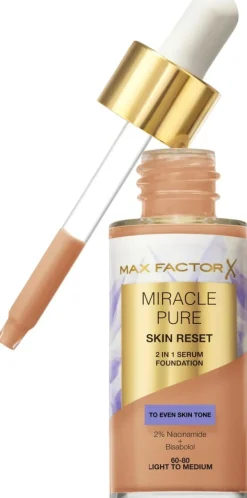 Max Factor Miracle Pure Serum Foundation 60-80 Light to Medium 30 ml