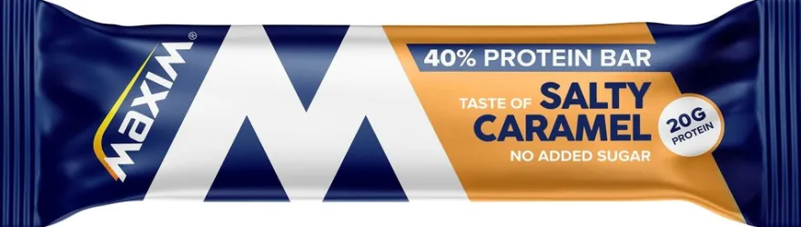 Maxim 40% protein bar Salty Caramel proteiinipatukka 50g