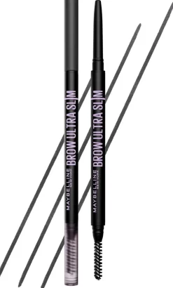 Maybelline New York Brow Ultra Slim 07 Black -kulmakynä 0,84g