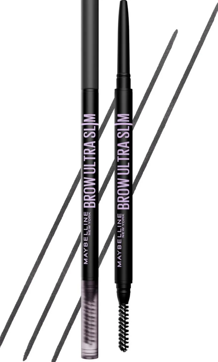 Maybelline New York Brow Ultra Slim 07 Black -kulmakynä 0,84g