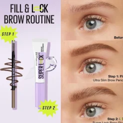 Maybelline New York Brow Ultra Slim 04 Medium brown -kulmakynä 0,84g