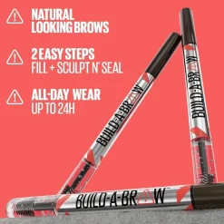 Maybelline New York Build-a-Brow Pen 255 Soft Brown kulmakynä