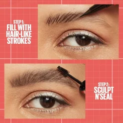Maybelline New York Build-a-Brow Pen 255 Soft Brown kulmakynä