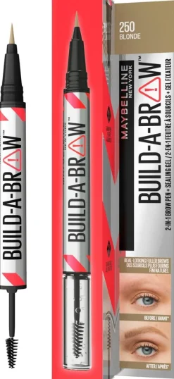 Maybelline New York Build-a-Brow Pen 255 Soft Brown kulmakynä