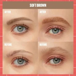 Maybelline New York Build-a-Brow Pen 255 Soft Brown kulmakynä