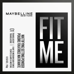 Maybelline New York Fit Me Irtopuuteri 1 Translucent 15 g