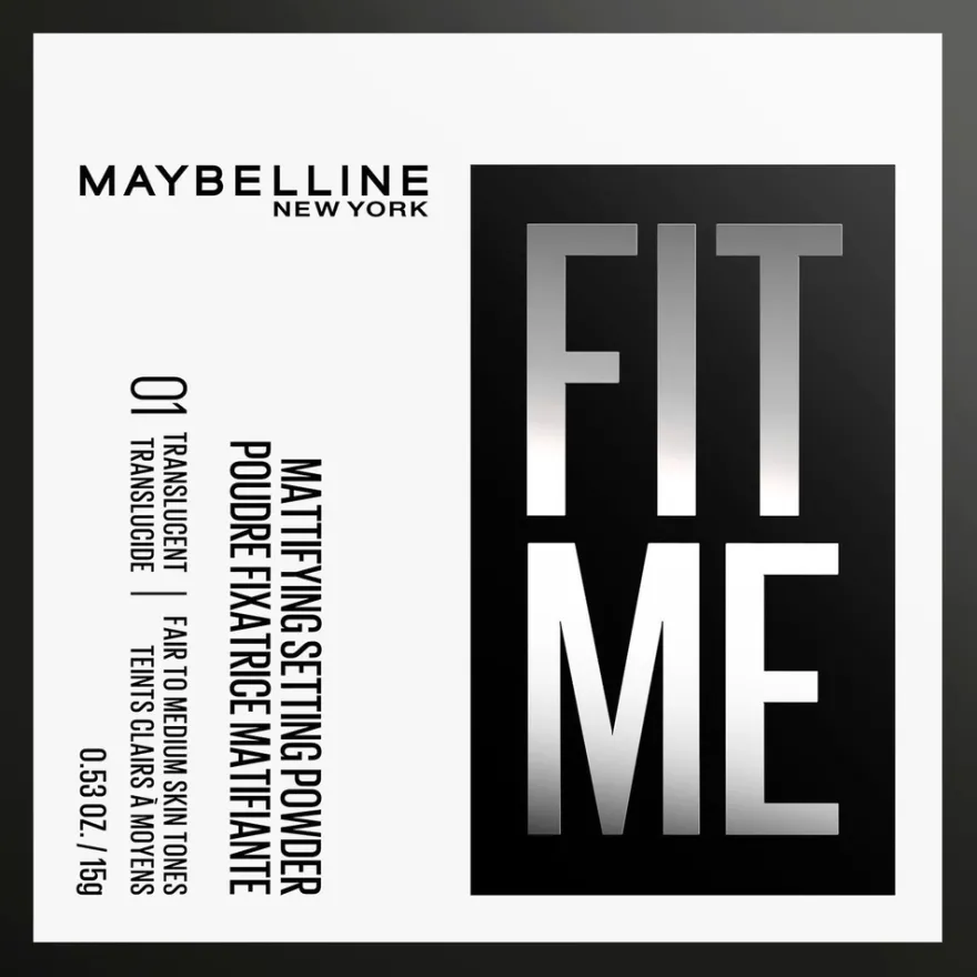 Maybelline New York Fit Me Irtopuuteri 1 Translucent 15 g