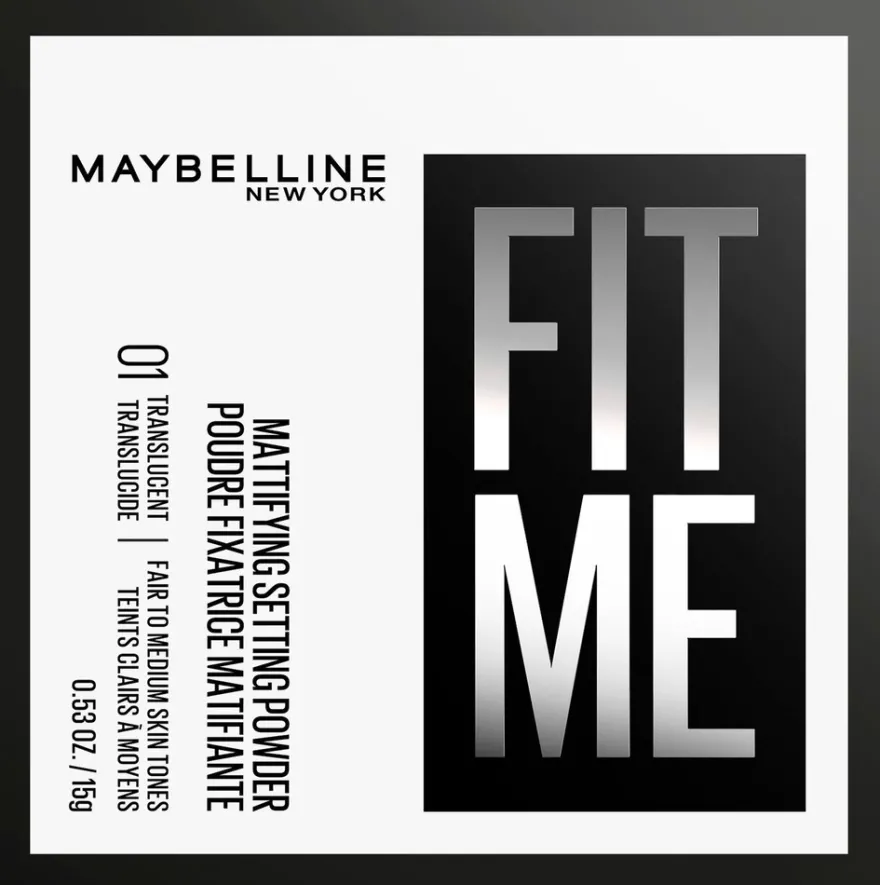 Maybelline New York Fit Me Irtopuuteri 1 Translucent 15 g