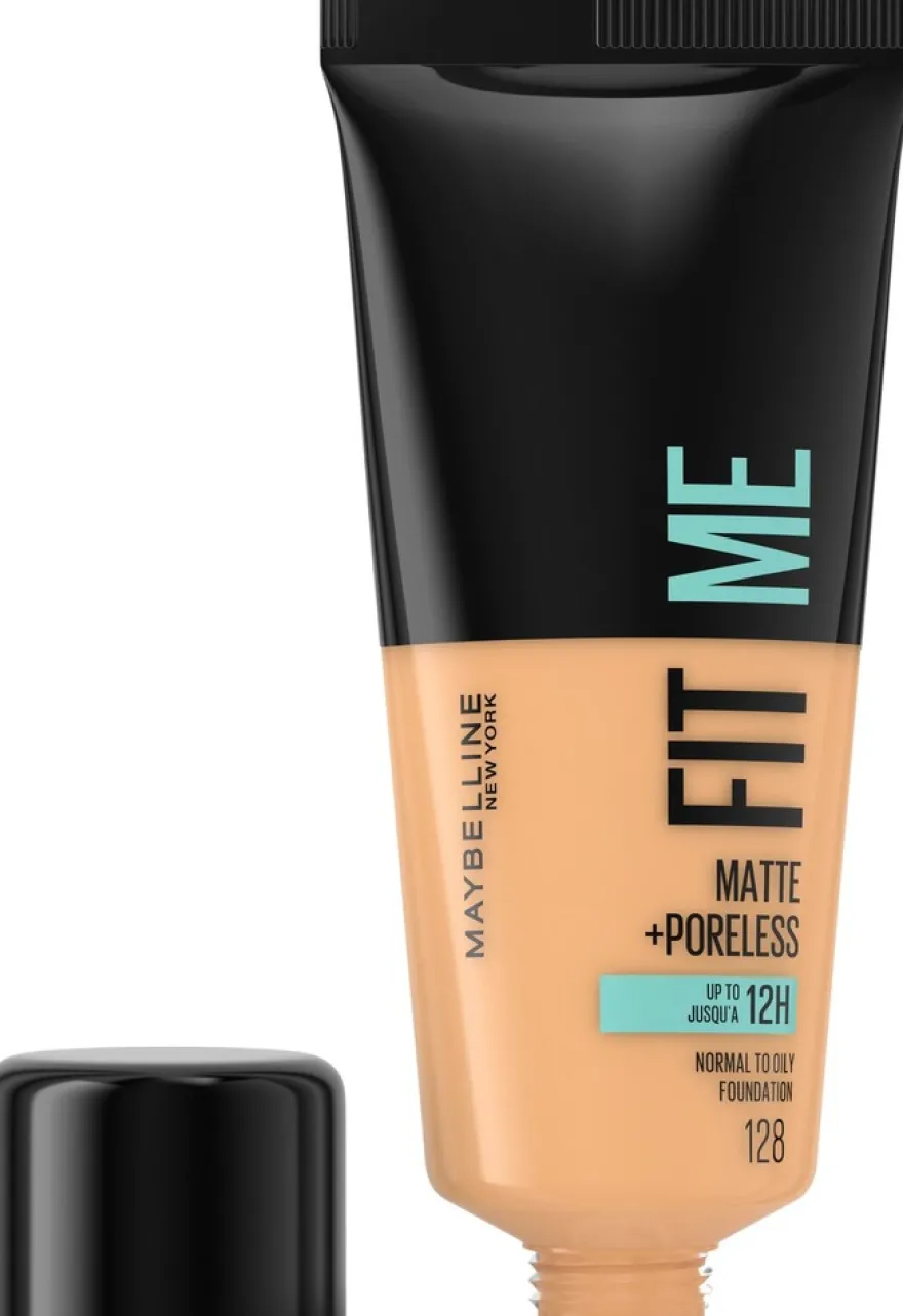 Maybelline New York Fit Me Matte+Poreless -meikkivoide 128 Warm Nude 30ml
