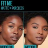 Maybelline New York Fit Me Matte + Poreless 101 True Ivory -meikkivoide 30ml