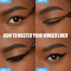 Maybelline New York Hyper Precise Liquid Liner 700 Black nestemäinen silmänrajauskynä 1ml