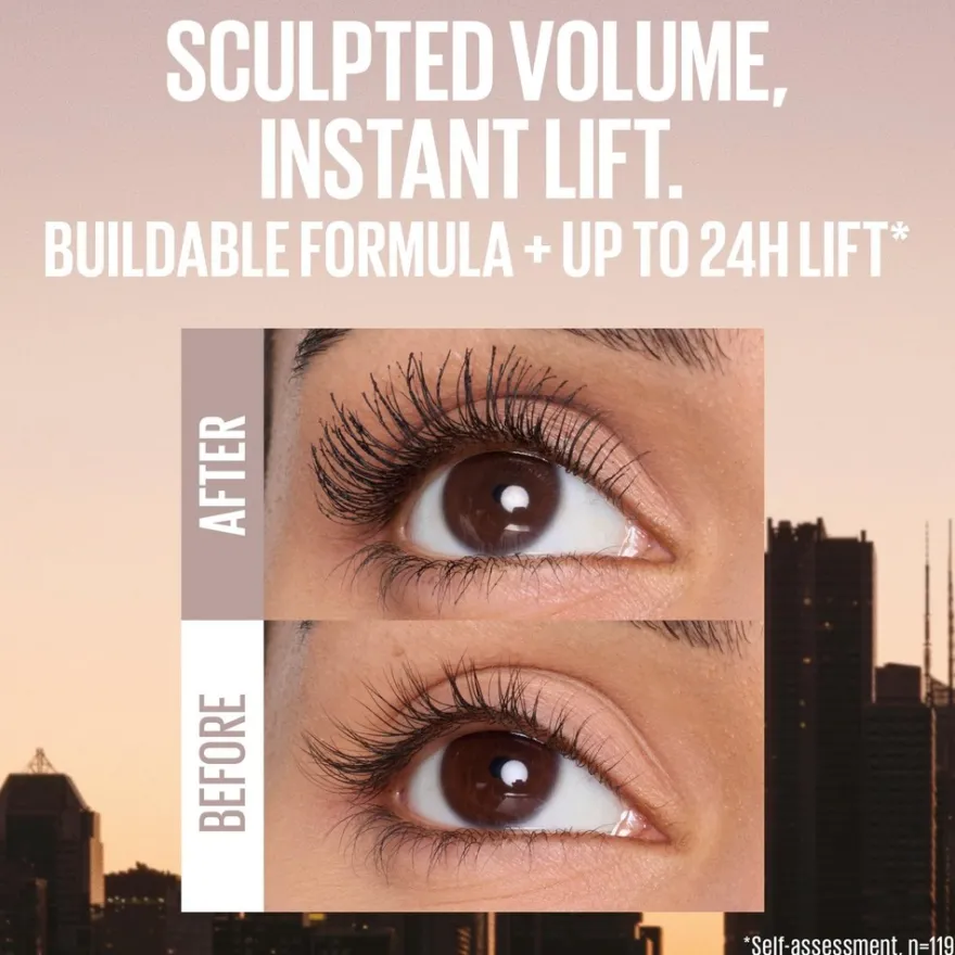 Maybelline New York Lash Sensational Body Vedenkestävä Maskara Very Black 9,7 ml