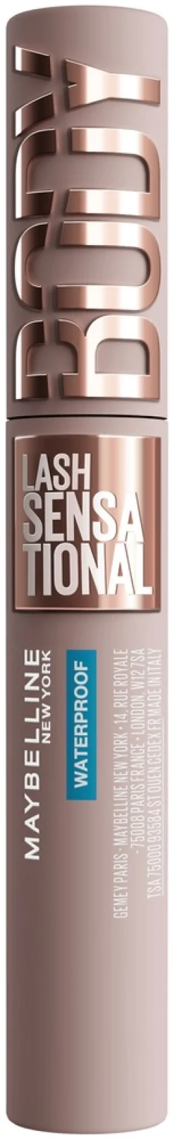 Maybelline New York Lash Sensational Body Vedenkestävä Maskara Very Black 9,7 ml