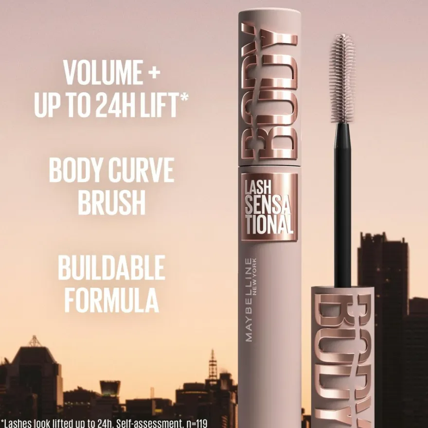 Maybelline New York Lash Sensational Body Maskara Very Black 9,7 ml