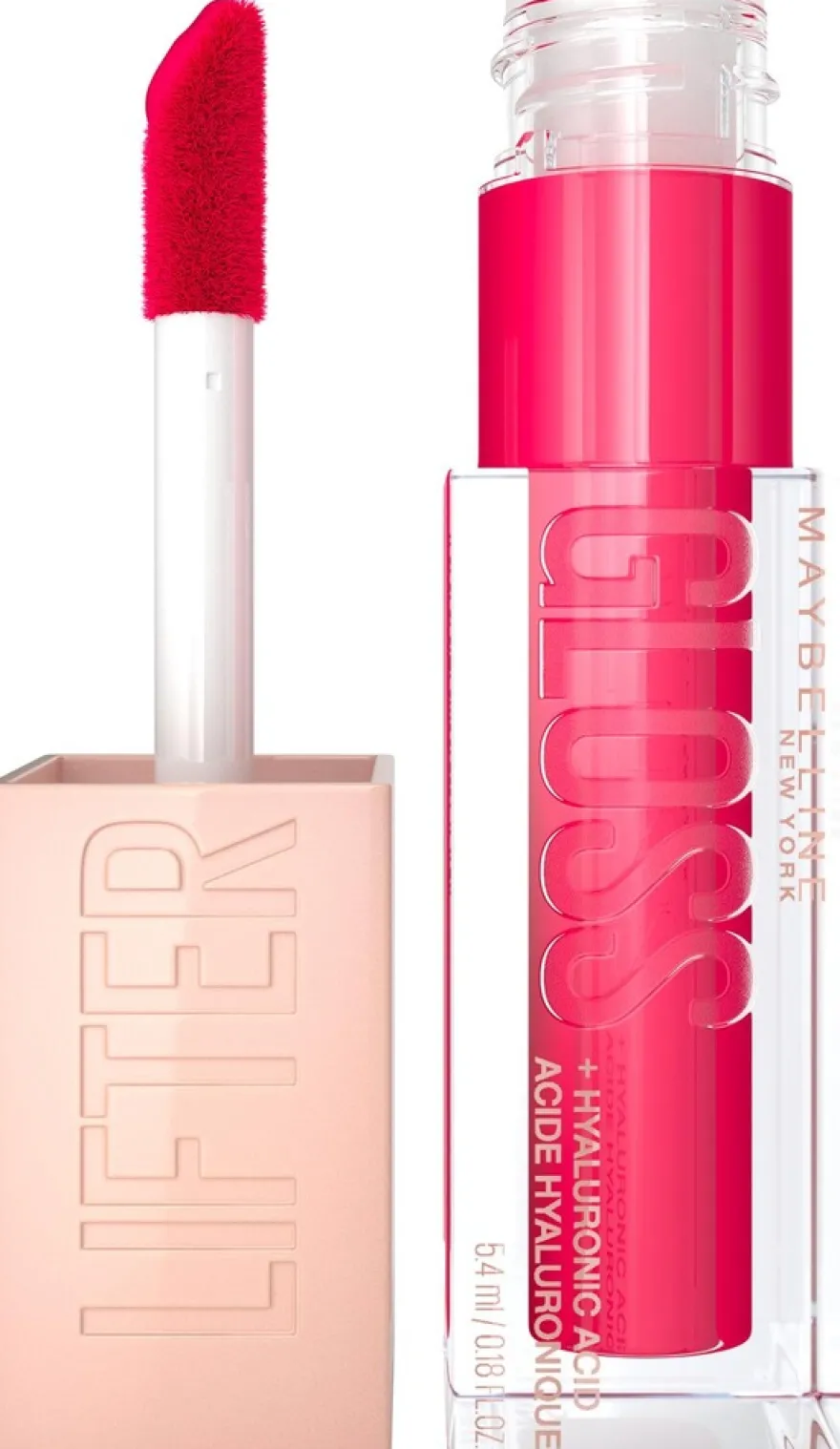 Maybelline New York Lifter Gloss 24 Bubble Gum huulikiilto 5,4 ml