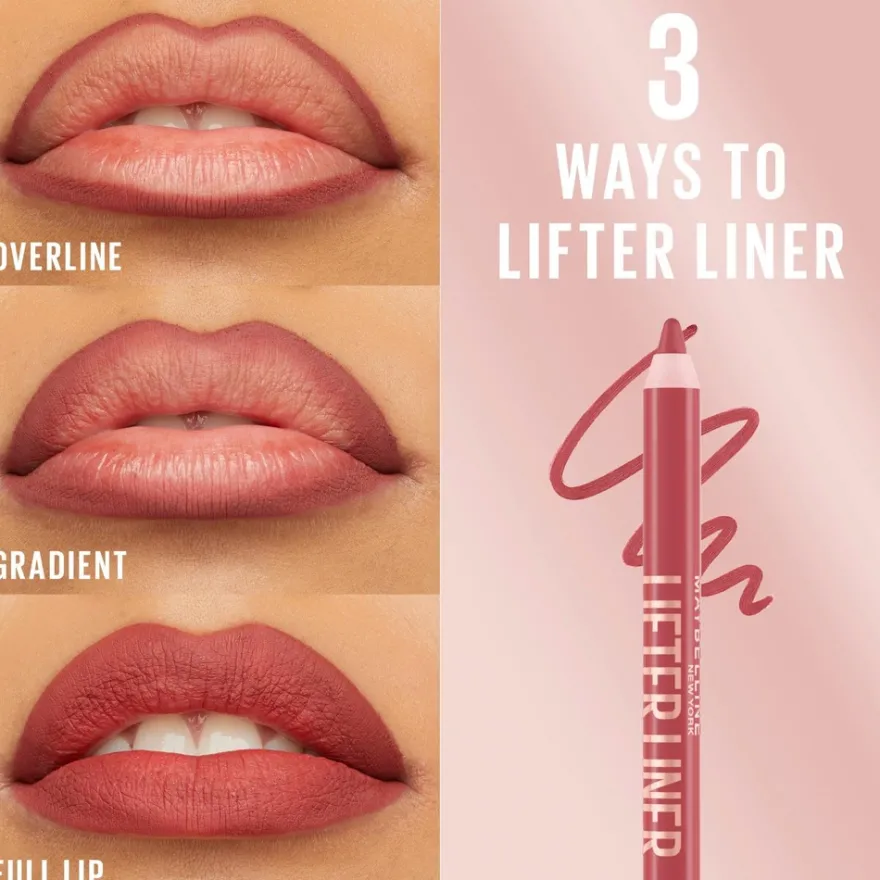 Maybelline New York Lifter Liner 04 Out Of Line huultenrajauskynä 1,2 g