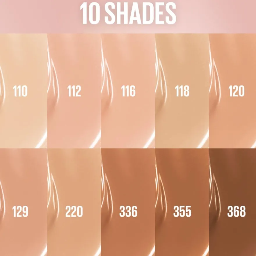 Maybelline New York Lifter Plump & Glow Meikkivoide 110 30 ml