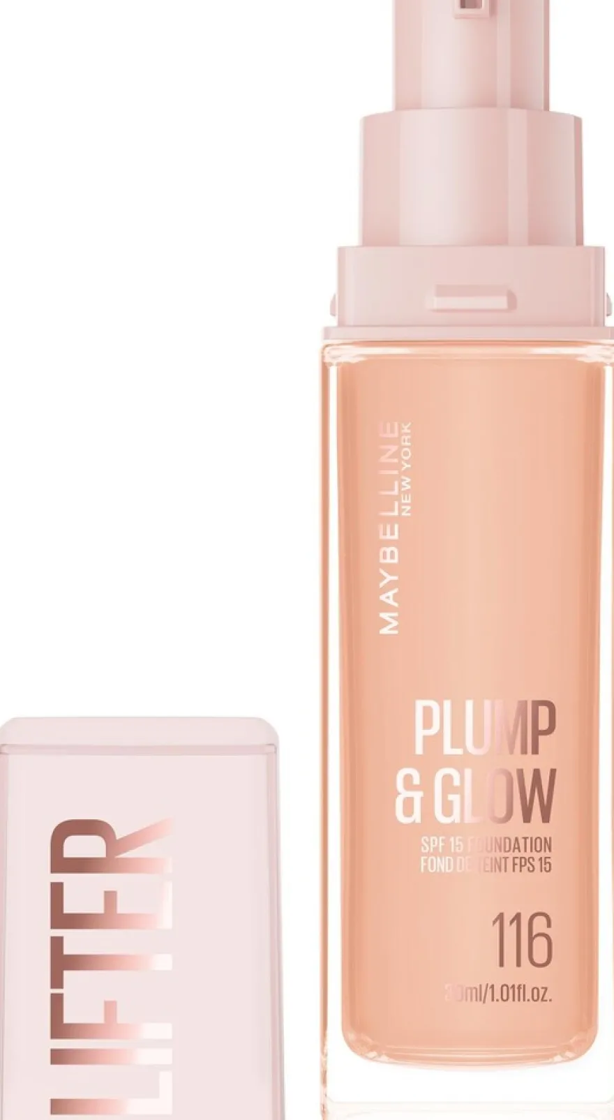 Maybelline New York Lifter Plump & Glow Meikkivoide 110 30 ml