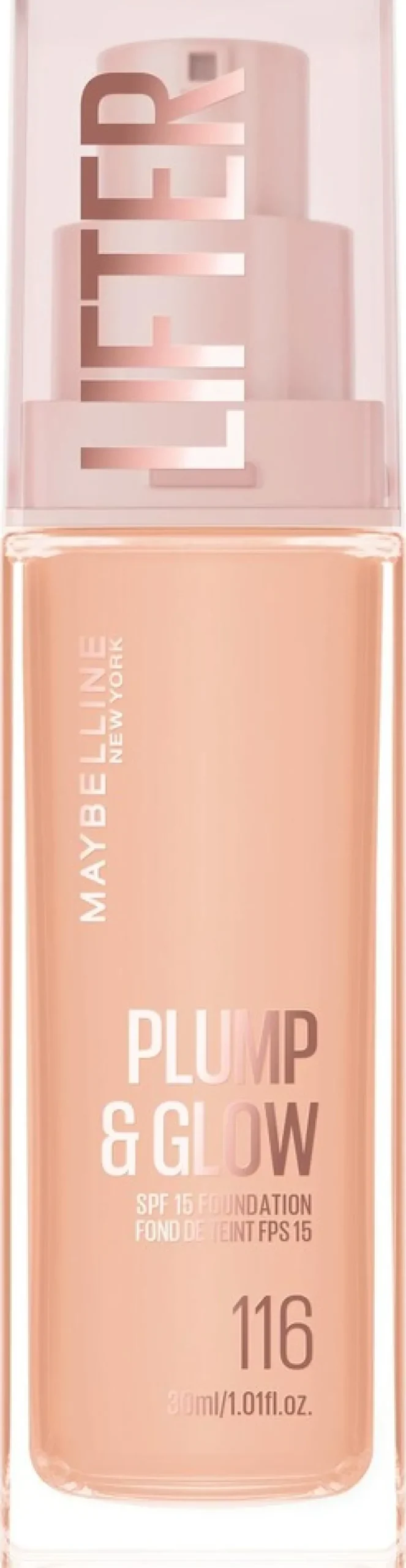 Maybelline New York Lifter Plump & Glow Meikkivoide 110 30 ml