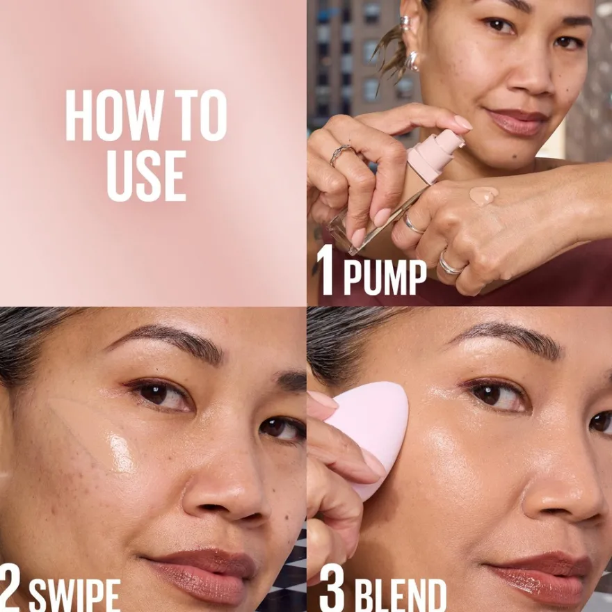 Maybelline New York Lifter Plump & Glow Meikkivoide 110 30 ml