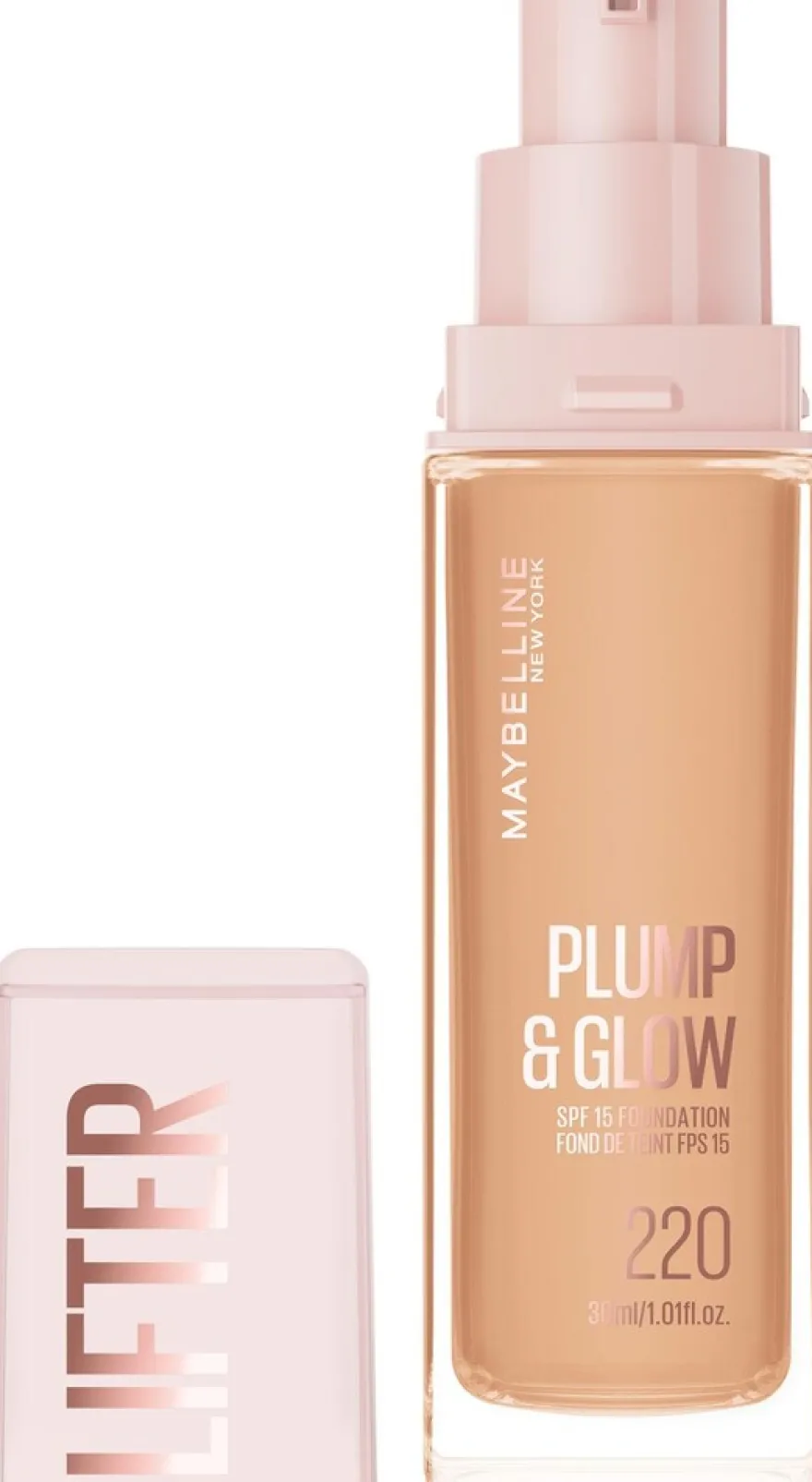 Maybelline New York Lifter Plump & Glow Meikkivoide 110 30 ml
