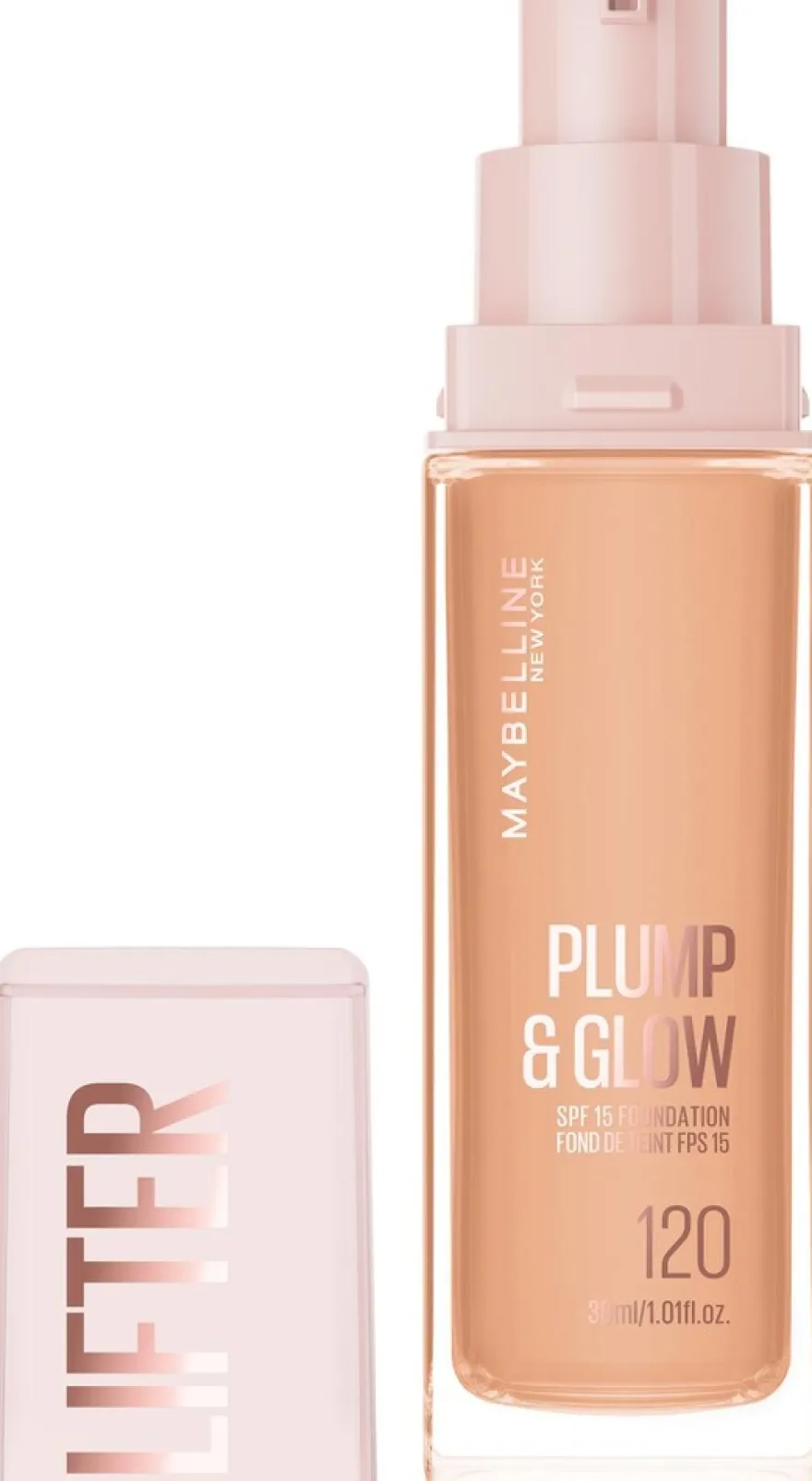 Maybelline New York Lifter Plump & Glow Meikkivoide 110 30 ml