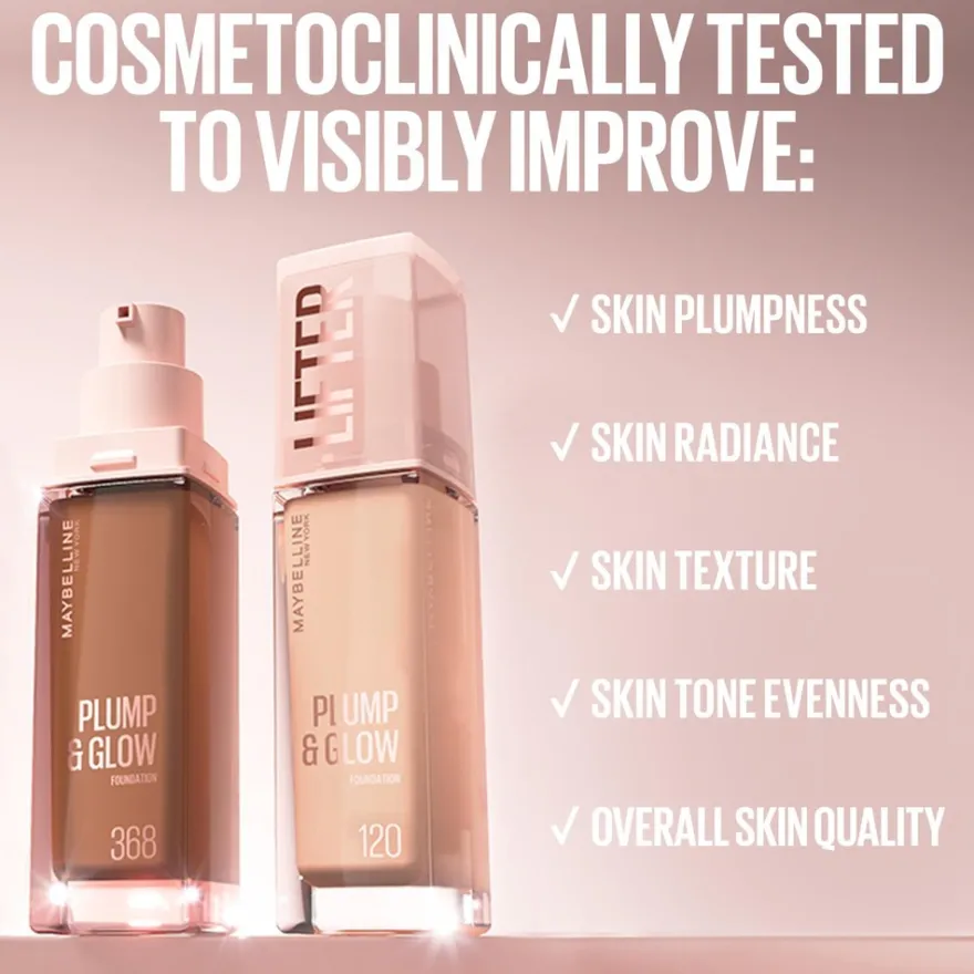 Maybelline New York Lifter Plump & Glow Meikkivoide 110 30 ml