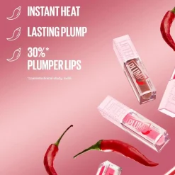 Maybelline New York Lifter Plump 001 Blush Blaze huulikiilto 5,4ml