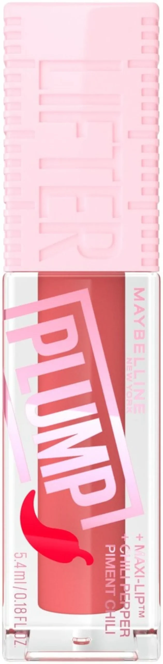 Maybelline New York Lifter Plump 001 Blush Blaze huulikiilto 5,4ml