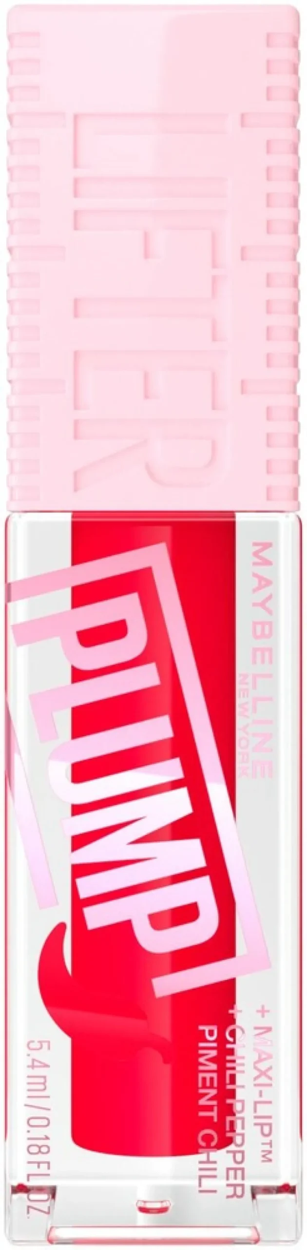 Maybelline New York Lifter Plump 001 Blush Blaze huulikiilto 5,4ml