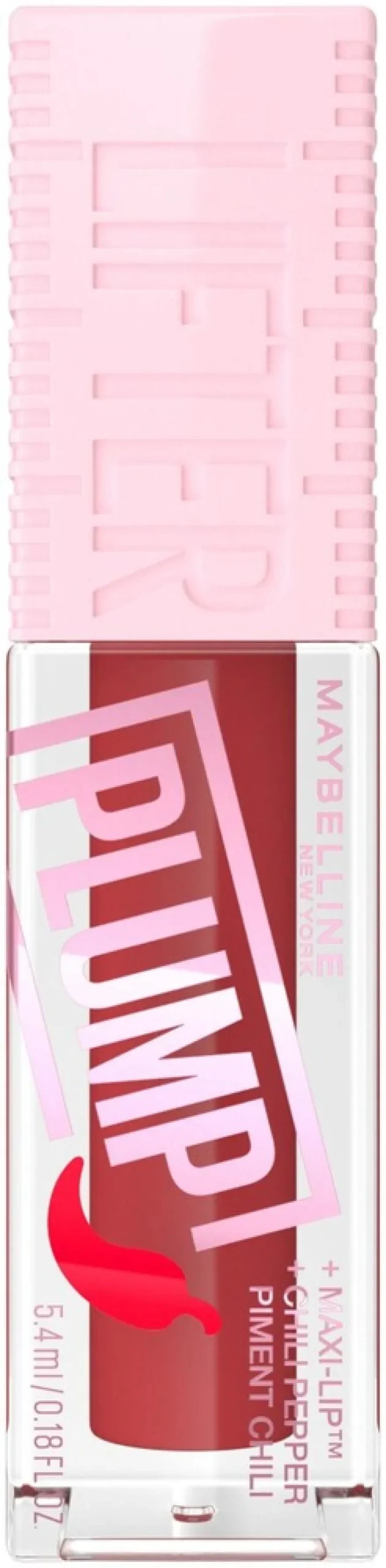 Maybelline New York Lifter Plump 001 Blush Blaze huulikiilto 5,4ml