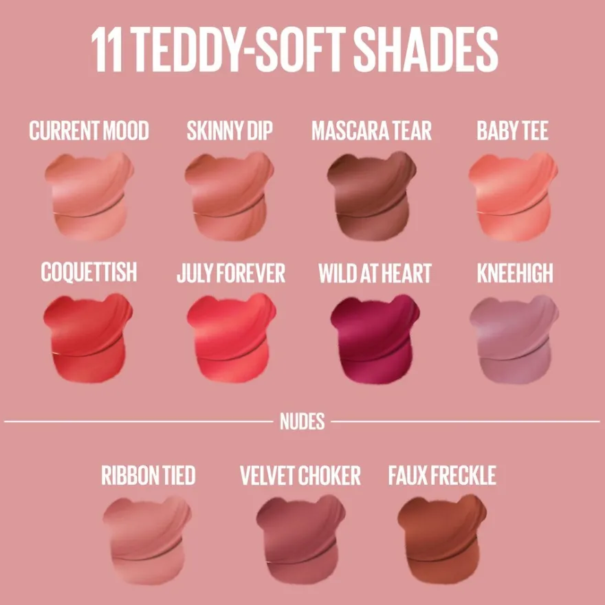 Maybelline New York Superstay Teddy Tint 15 Skinny Dip huulipuna 5ml