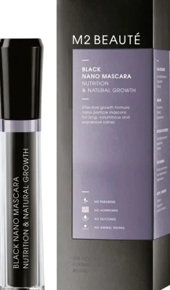 M2 Beauté Nutrition & Natural Growth Black Nano Mascara 6 ml