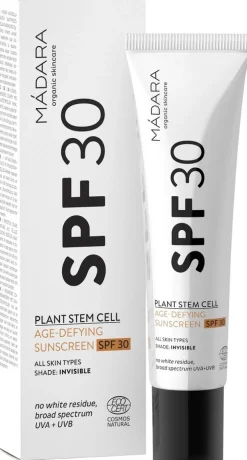 MÁDARA Aurinkovoide kasvoille SPF30 40ml