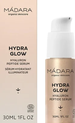 MÁDARA HYDRA GLOW Hyaluron Peptide Serum -seerumi 30ml