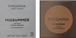MÁDARA Midsummer Soft Silk -mineraaliaurinkopuuteri, 1 HEAT, 9g