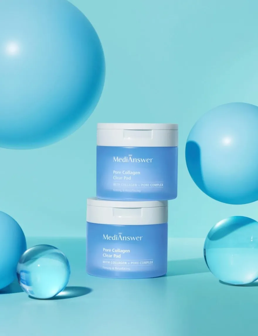 MediAnswer Pore Collagen Clear Pad kasvovesilappu 80 kpl