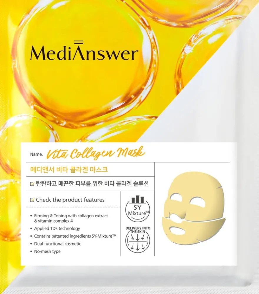 MediAnswer Vita Collagen Mask kasvomaski