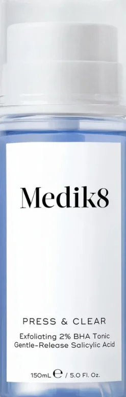 Medik8 Press & Clear BHA-kasvovesi 150 ml