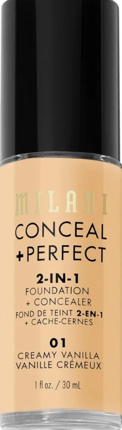 Milani Cosmetics Conceal + Perfect 2-in-1 meikkivoide 30 ml
