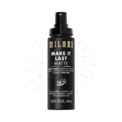Milani Cosmetics Setting Spray Matte Charcoal meikinkiinnityssuihke 60 ml