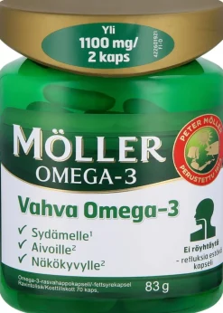Möller Vahva omega-3 omega-3-rasvahappokapseli ravintolisä 90g/70kaps